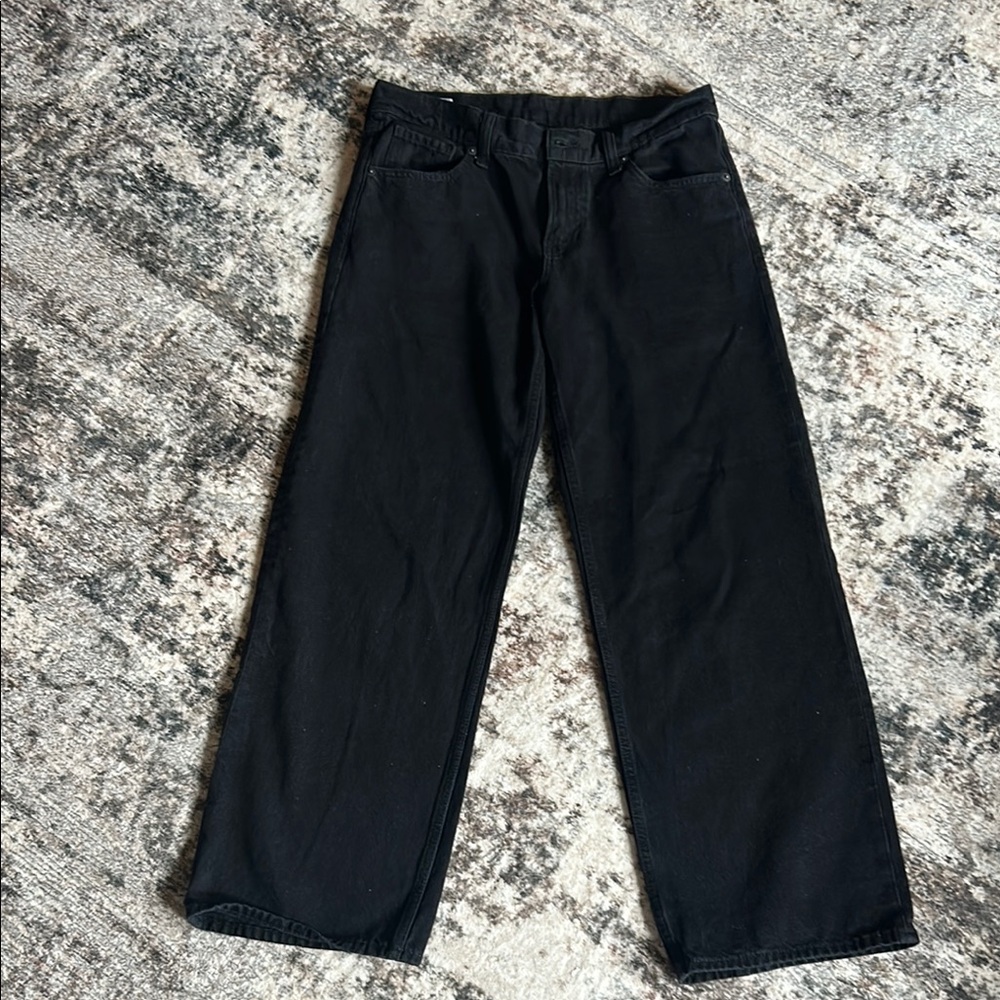 Classic GAP Black Straight-Leg Jeans